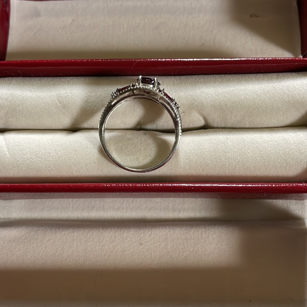 Ss Garnet Ring - image 2